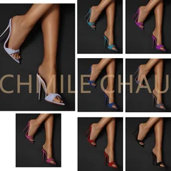 【Measure your feet length before order】2023 New Luxury Designer Replica Women Sandals High Heel Sexy Fetish Party Shoes 3-CHC-32