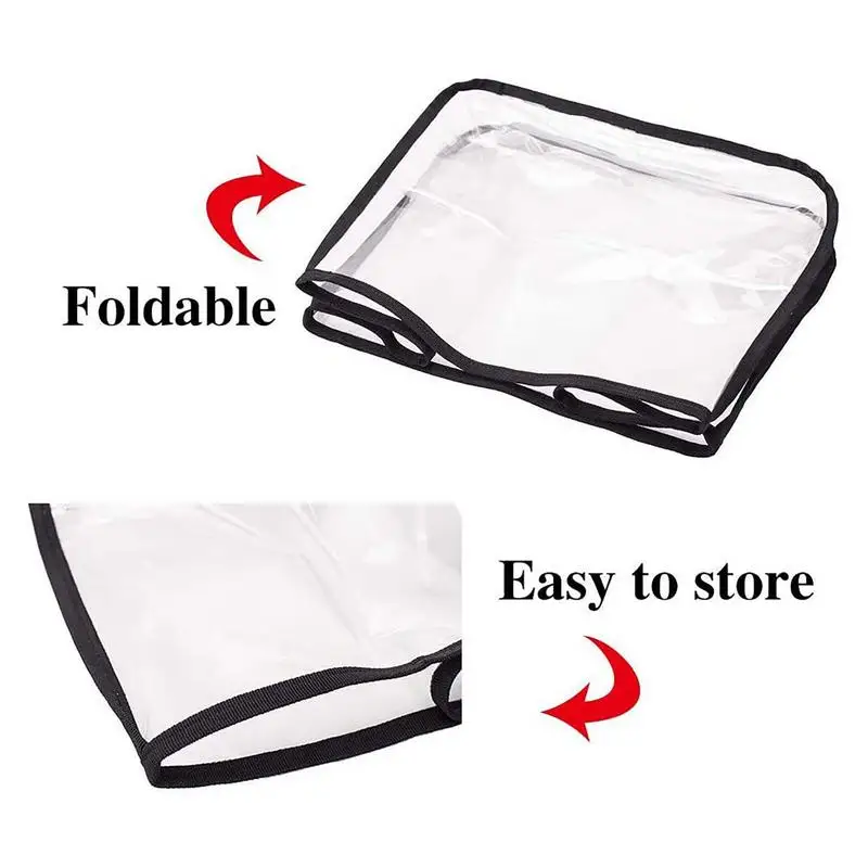 Washable Toaster Cover Clear Dust And Fingerprint Protection Covers Transparent Toaster Air Fryer Cover Kitchen Essentialls