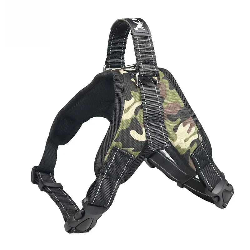 Pet all season universal vest, dog explosion-proof punching saddle chest strap, suitable for large dogs' chest strap