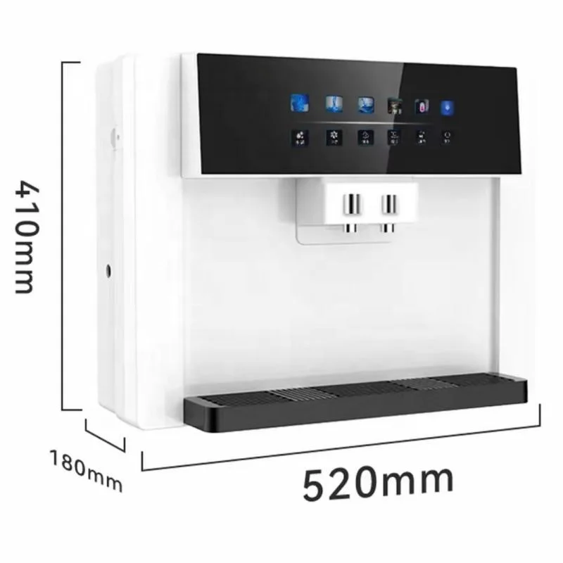 Tankless Wall-mounted Household Water Purifier Hot Cold Water RO Reverse Osmosis 5-stage Filtration Drinking Water Machine