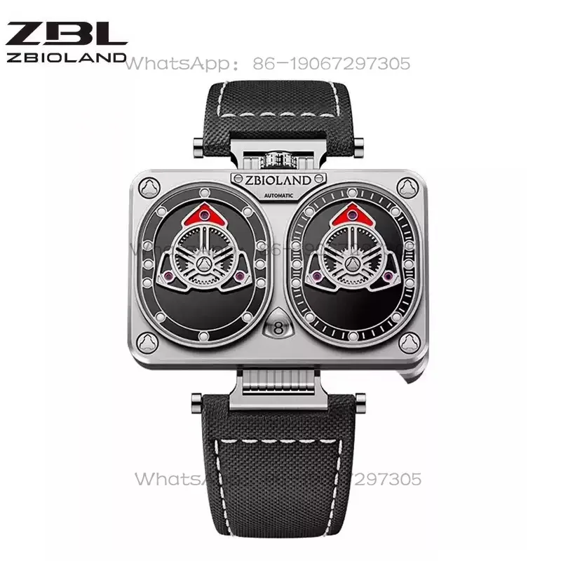 Double rotor concept men's mechanical watch luminous waterproof watch L1005