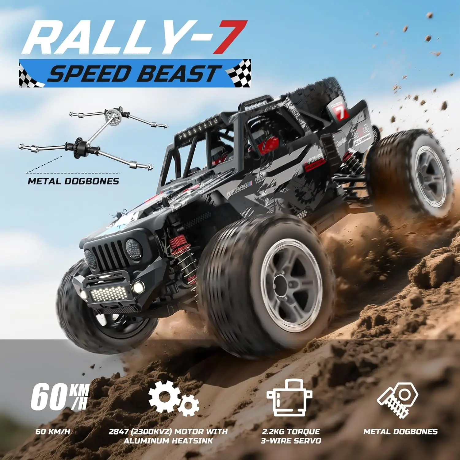 1/10 Brushless Rc C…