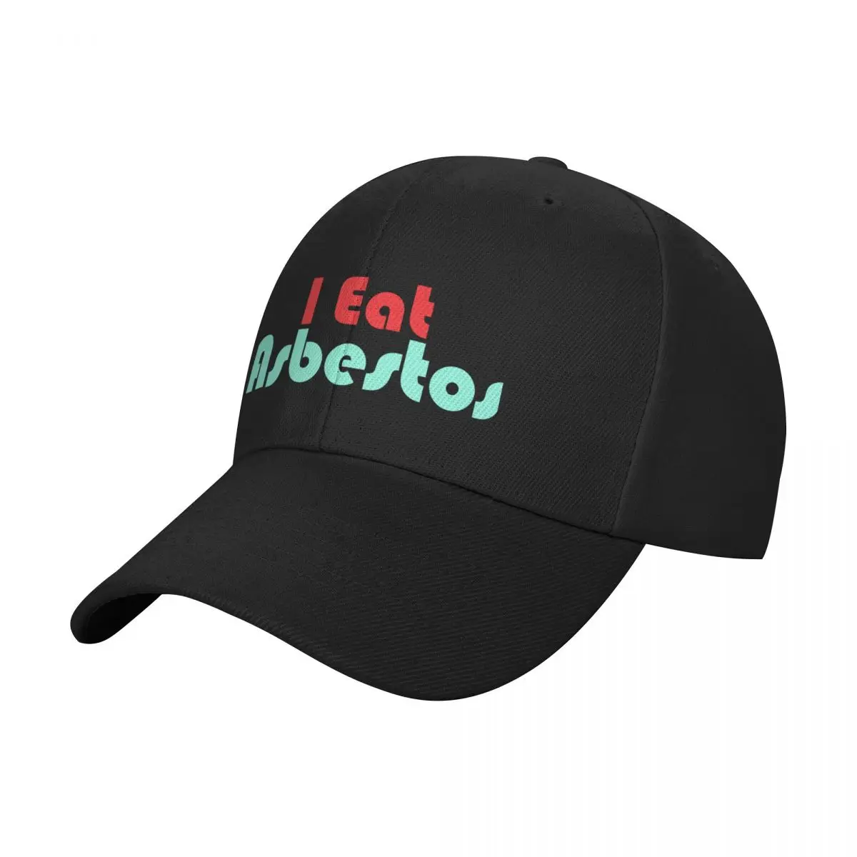 

I eat asbestos Baseball Cap Sunhat Horse Hat Men's Luxury Women's