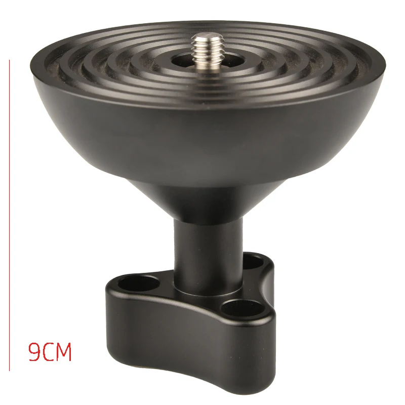 

VLOGMAGIC 100MM Video Hi-Hat Bowl Half Ball Adapter with 3/8-16 screw
