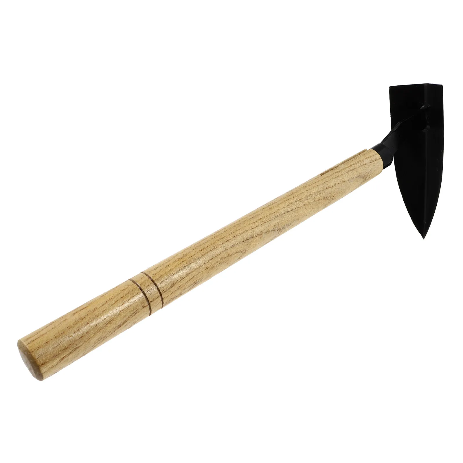 1Pcs Economical and Practical Wooden Handle Steel Hoe Lightweight Hand Digger Tool Cultivating Hoes for Gardening Needs