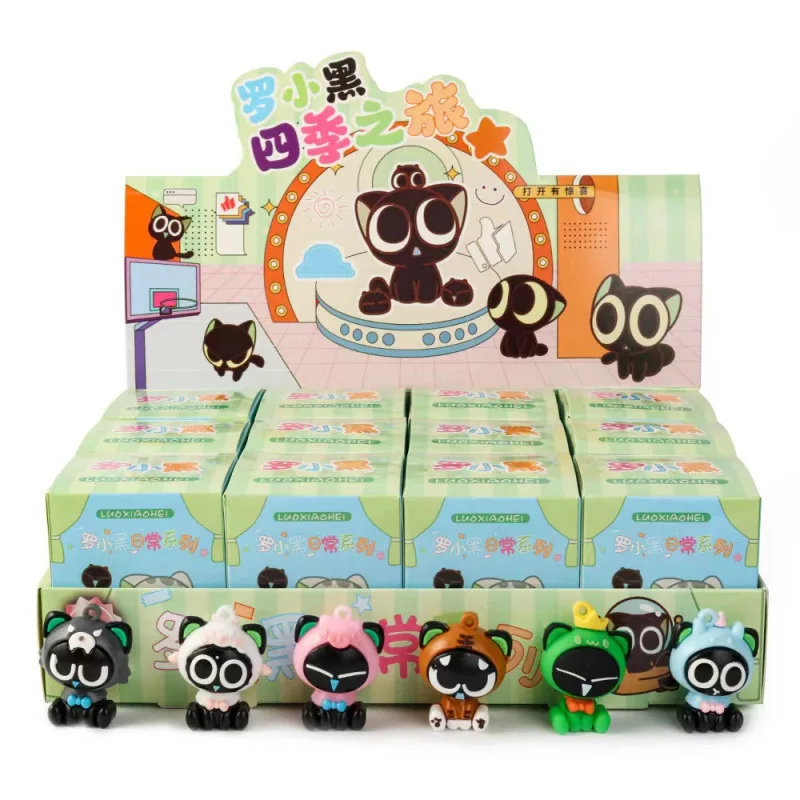 FUNISM Luo Xiaohei Dagelijkse Serie Kleine Deeltjesfiguren Serie Blind Box Serie Blind Box Pluche Blind Box Actie Speelgoed Figuur cadeau