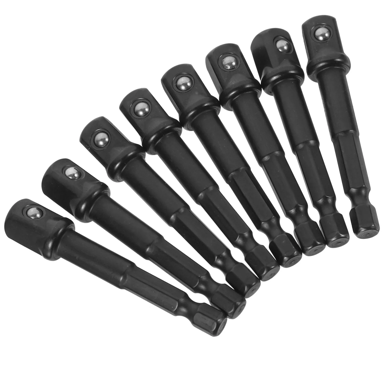 

1 комплект переходников для ударного шуруповерта: 3/8 дюйма (10 мм) квадратный на 6,3 мм шестигранный, из углеродистой стали