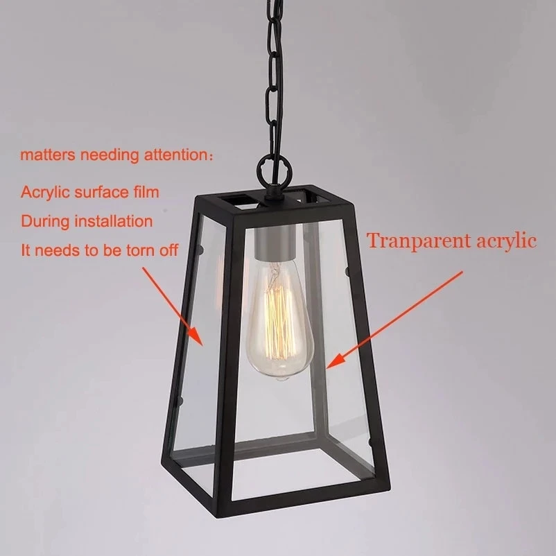 Đèn Chùm Mỹ Dây Chuyền Đèn Chùm Cá Tính Sáng Tạo Tieyi Công Nghiệp Phong Cách Nhà Hàng Đèn Chùm Hành Lang Thanh Retro Đèn