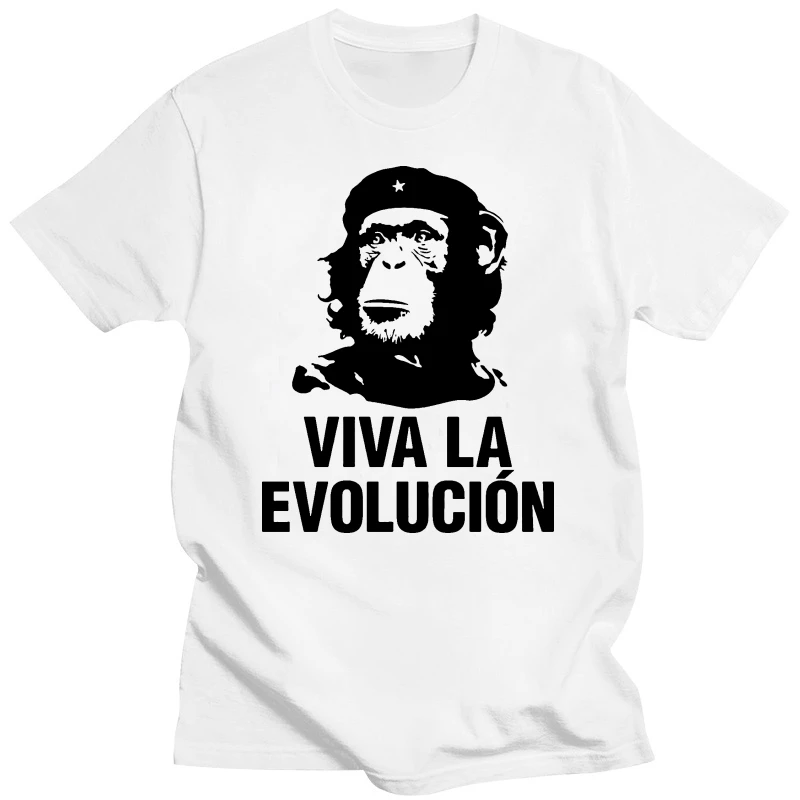 Viva La Evolution White, Custom Made T-Shirt