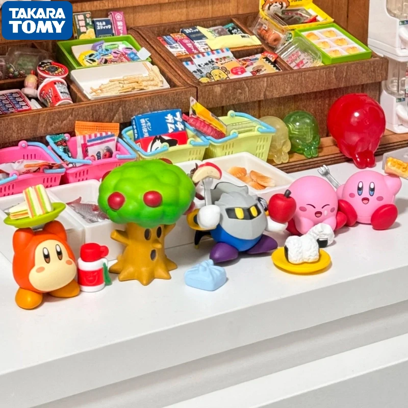 

TAKARA TOMY Genuine Kirby Food Series Gashapon Toys Anime Character Waddle Dee Meta Knight PVC Figure Model Decoration Kid Gifts
