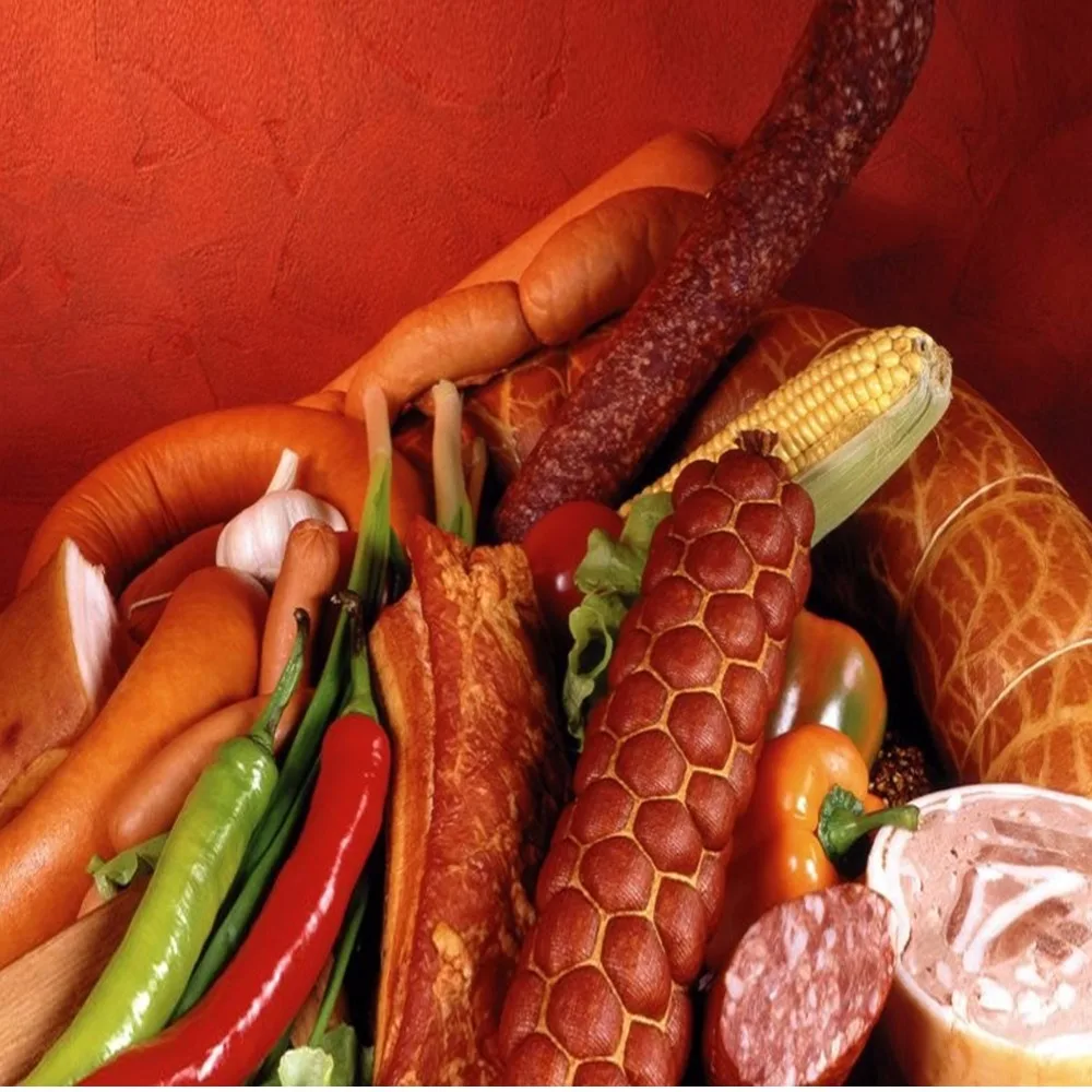 10pcs/Lot BBQ Casings for Sausage,Each Length:50cm Wide:4cm,Salami,BBQ Kitchen Tools  Meat Poultry Tools Inedible Casings
