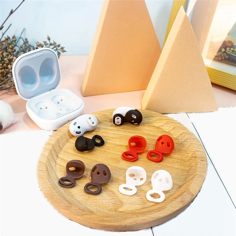 Silicone Earbud Case Cover For  Galaxy Buds Live 8 Pair Of Replacement Earplug Non-Slip Earplug Ear Buds Cushion