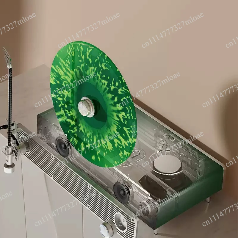VS-01  Integrated Retro Phonograph  Vertical Vinyl Record Player Bluetooth Stereo  Speaker
