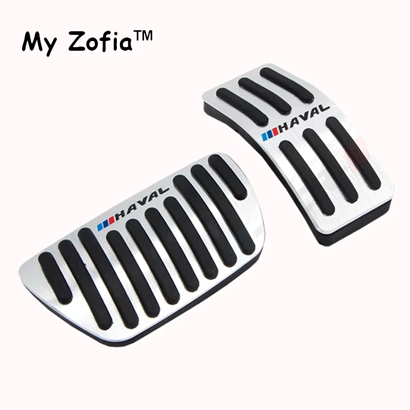 For Haval H9 2024 2025 New H9 LHD Car Aluminum Car Pedals Accelerator Brake Pedal Cover Anti-Slip Pad Accessories