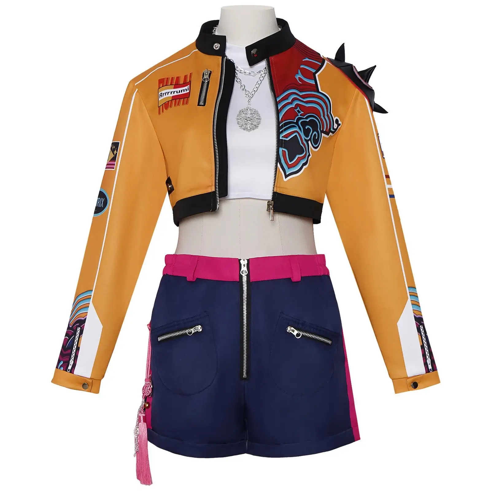 Volwassen Halloween Cosplay Kostuum Kinderheks Kostuum Tweede Rollenspel Kostuum PU Materiaal KTV Dr