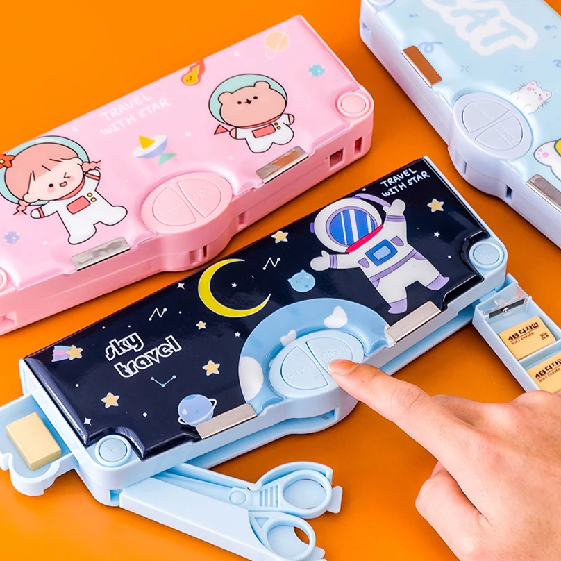 Cute Pencil Case School Supplies Unicorn Pencilcase Trousse Scolaire Pen Case Estuches Piornik Kawaii Stationery Pencil Box