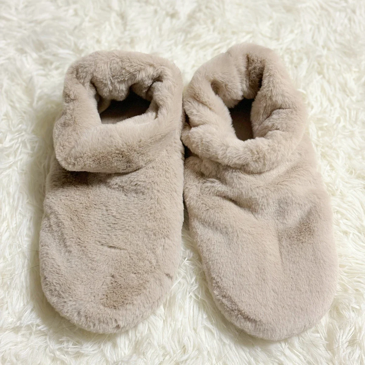 Home Fuzzy Slipper Women Winter Fur Contton Warm Plush Non Slip Grip Indoor Fluffy Lazy Female Floor Shoe Flip Flop Ladies