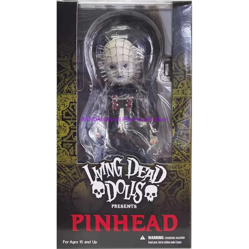 In Stock Original Mezco Ldd Living Dead Dolls  HellRaiser III Pinhead Anime Collection Figures Toys Gifts view 4