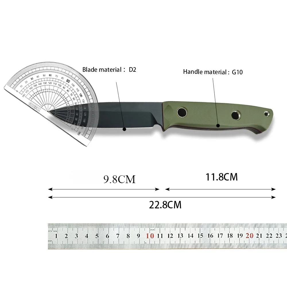 BM 163 Shane Sibert Bushcrafter D2 Steel Blade G10 Handle Tactical Mini Pocket Knife Outdoor Camping EDC Survival Hunting Knives