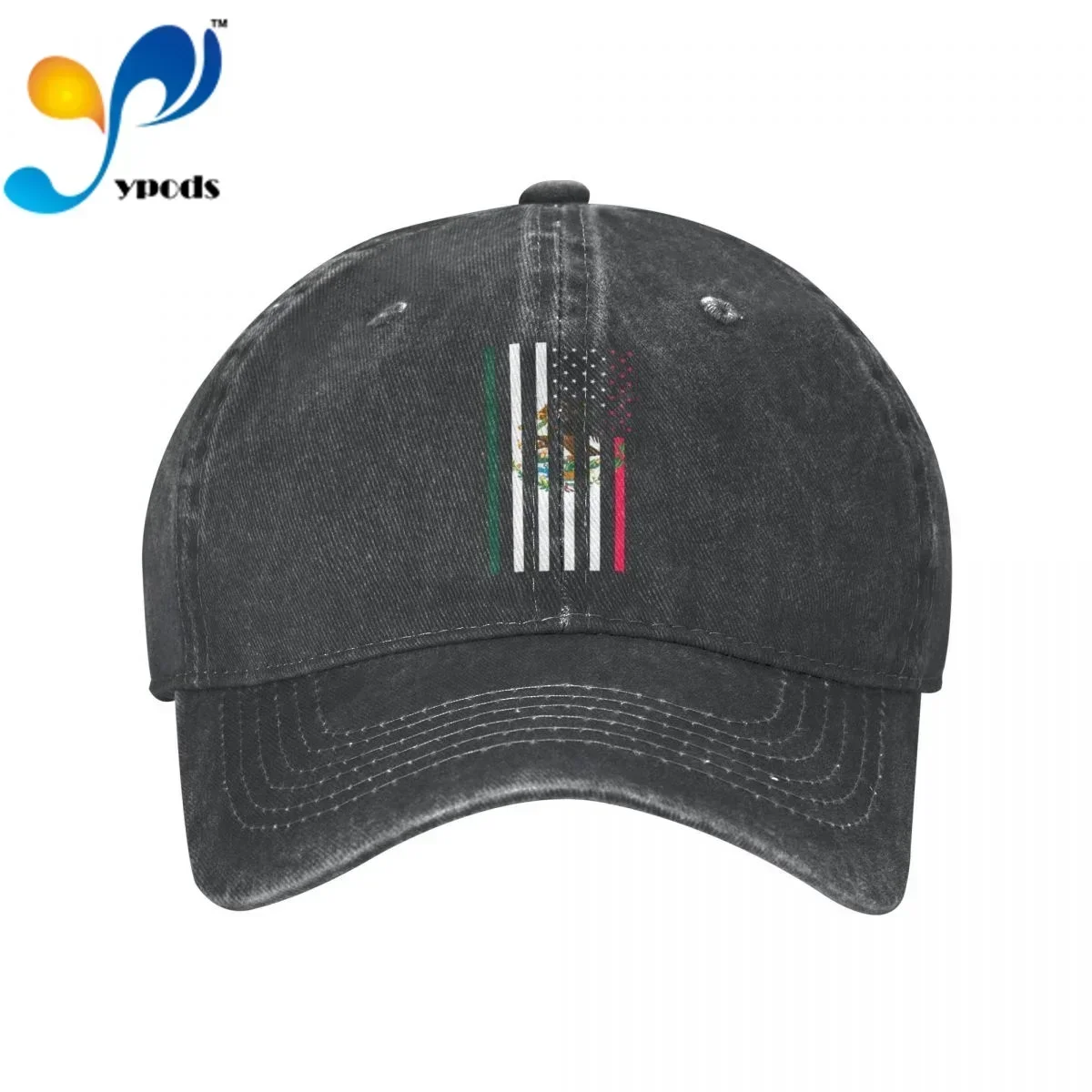 

New Brand Anime Mexican American Flag Snapback Cap Cotton Baseball Cap Men Women Hip Hop Dad Hat Trucker