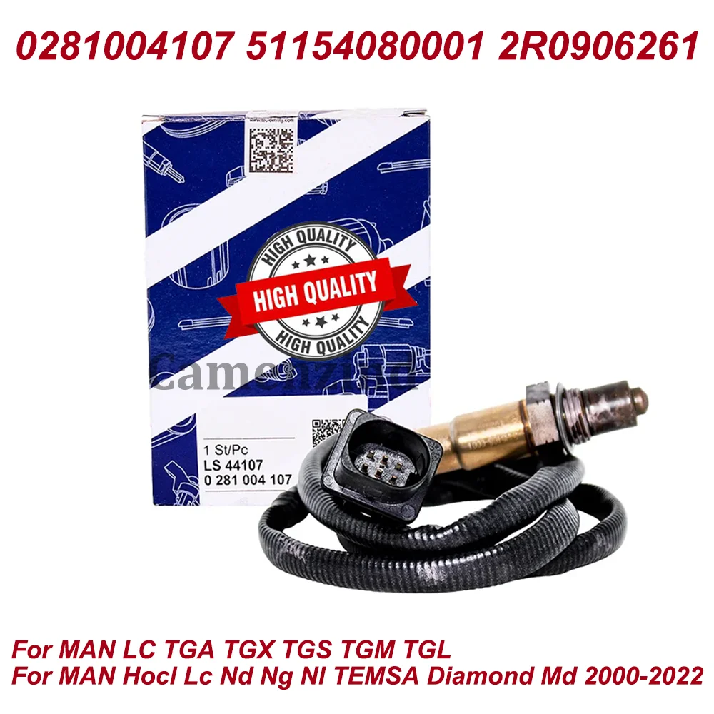 

1/4 шт. 0281004107 51154080001 2R0906261 LSU4.9 Датчик соотношения воздуха и топлива Лямбда O2 Датчик кислорода для MAN LC TGA TGX TGS TGM TGL