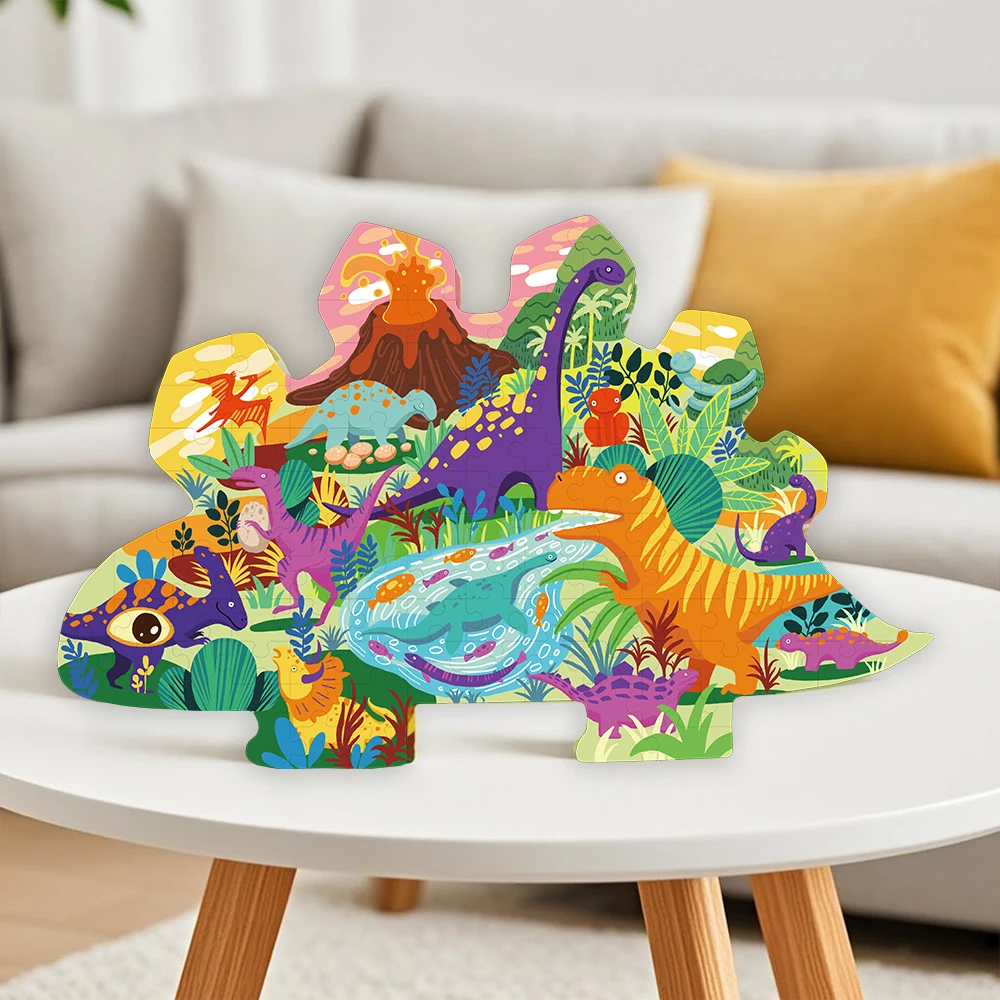

Dinosaur Jigsaw Puzzles for Kids Educational Learning Toys Child Animal Puzzle From 3 Years Old Table Game Toy Gifts