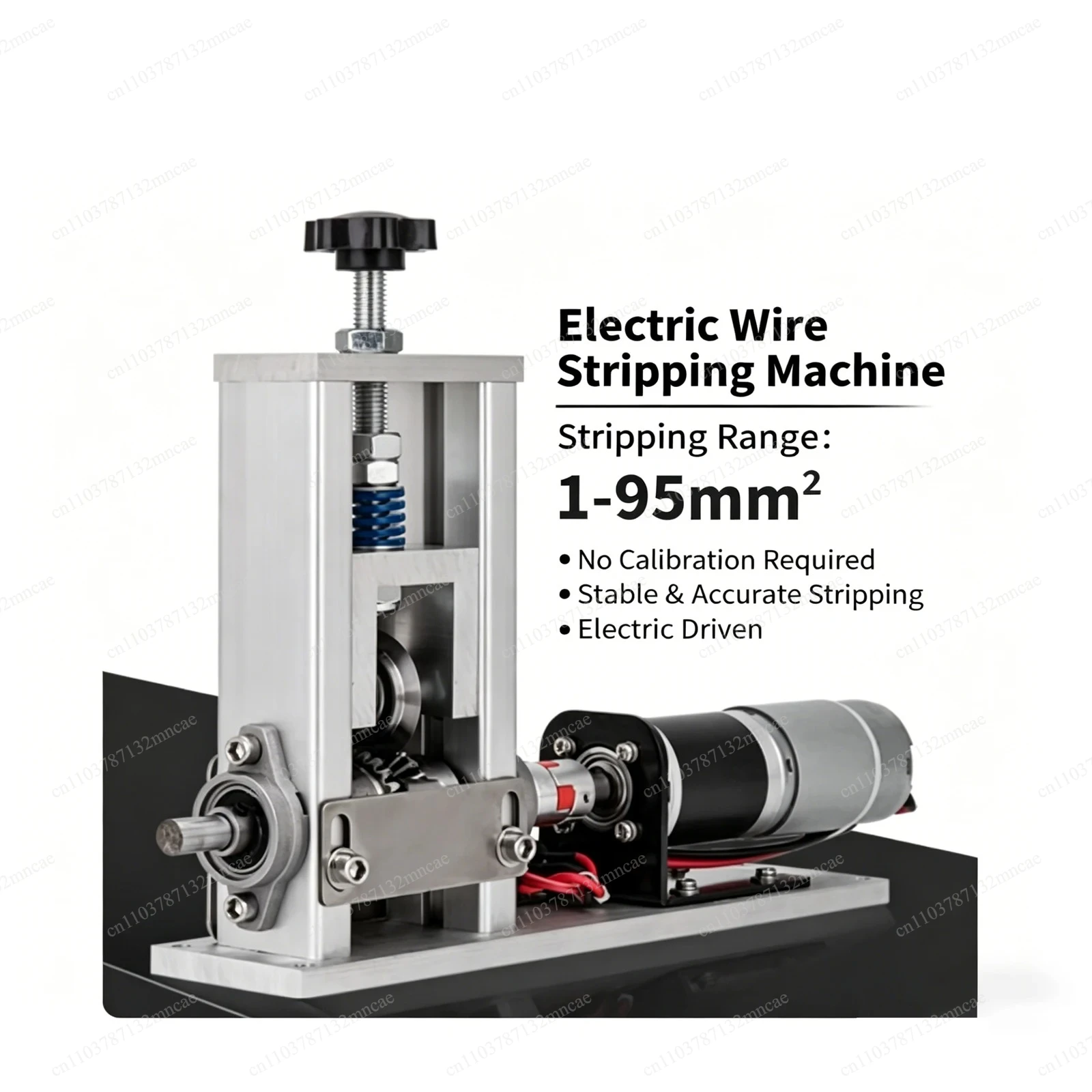

Alloy Steel Blade, Cable Stripper for Scrap Recycle Manual/Electric Wire Stripping Machine, 1-95mm² Automatic Knife Adjustment