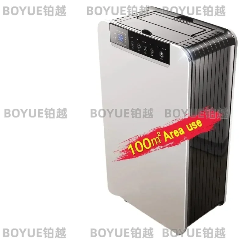 High Power Air Dehumidifier for Home Bedroom Basement Industrial Use Compact Small Moisture Remover Dryer Machine Efficient