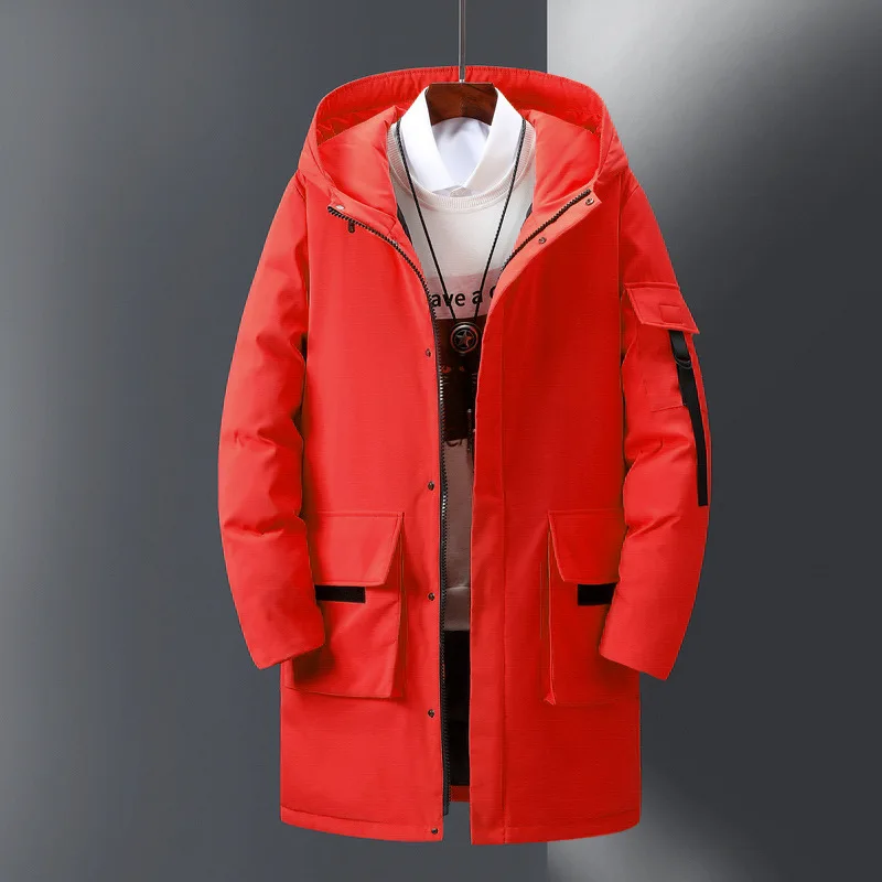 

Пальто средней длины на хлопковой подкладке больших размеров, корейский стиль, зимняя мужская куртка на хлопковой подкладке в стиле спецодежды