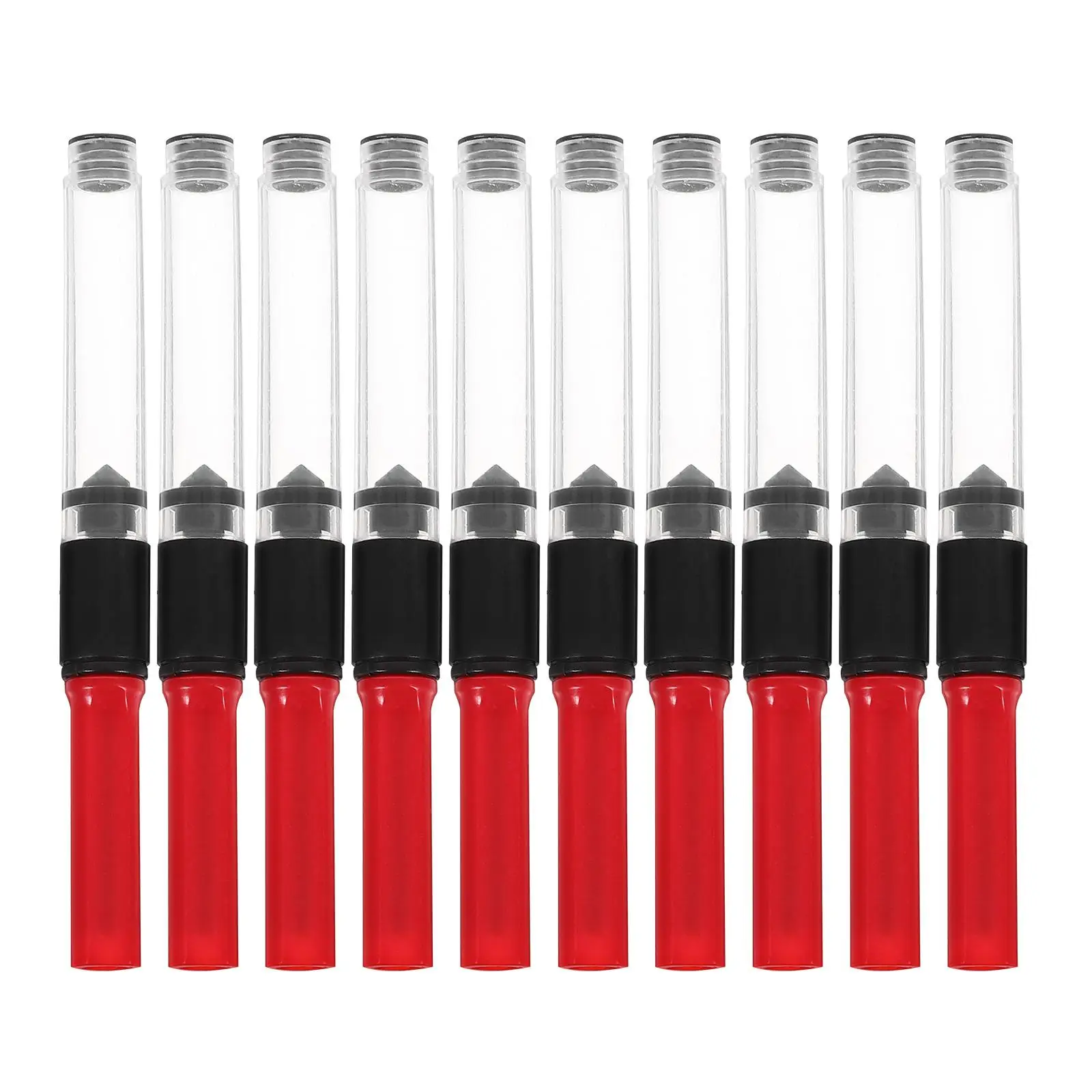 

10pcs Fountain Pen Ink Absorber 3.4mm Refill Tube Red Plastic Converter School Supplies Accessories Filler