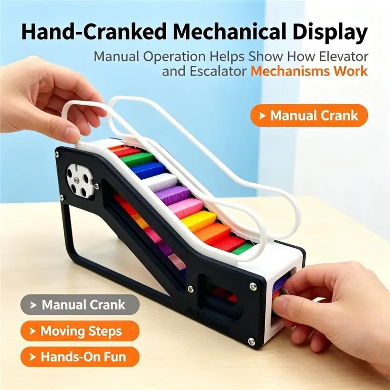 MACH-Mini Hand Elevator Model 3D Printed New Non-Electric For Figurine Display Home Desk Accessories Decoration Desktop
