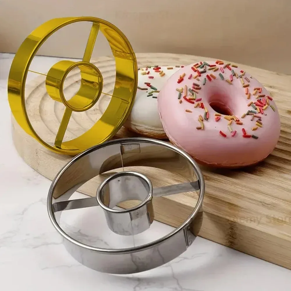 Durable DIY Stainless Steel Donut Mold Baking Supplies Rustproof Bread Cutter Cake Decorating Tool Cookie Cutters Pastry