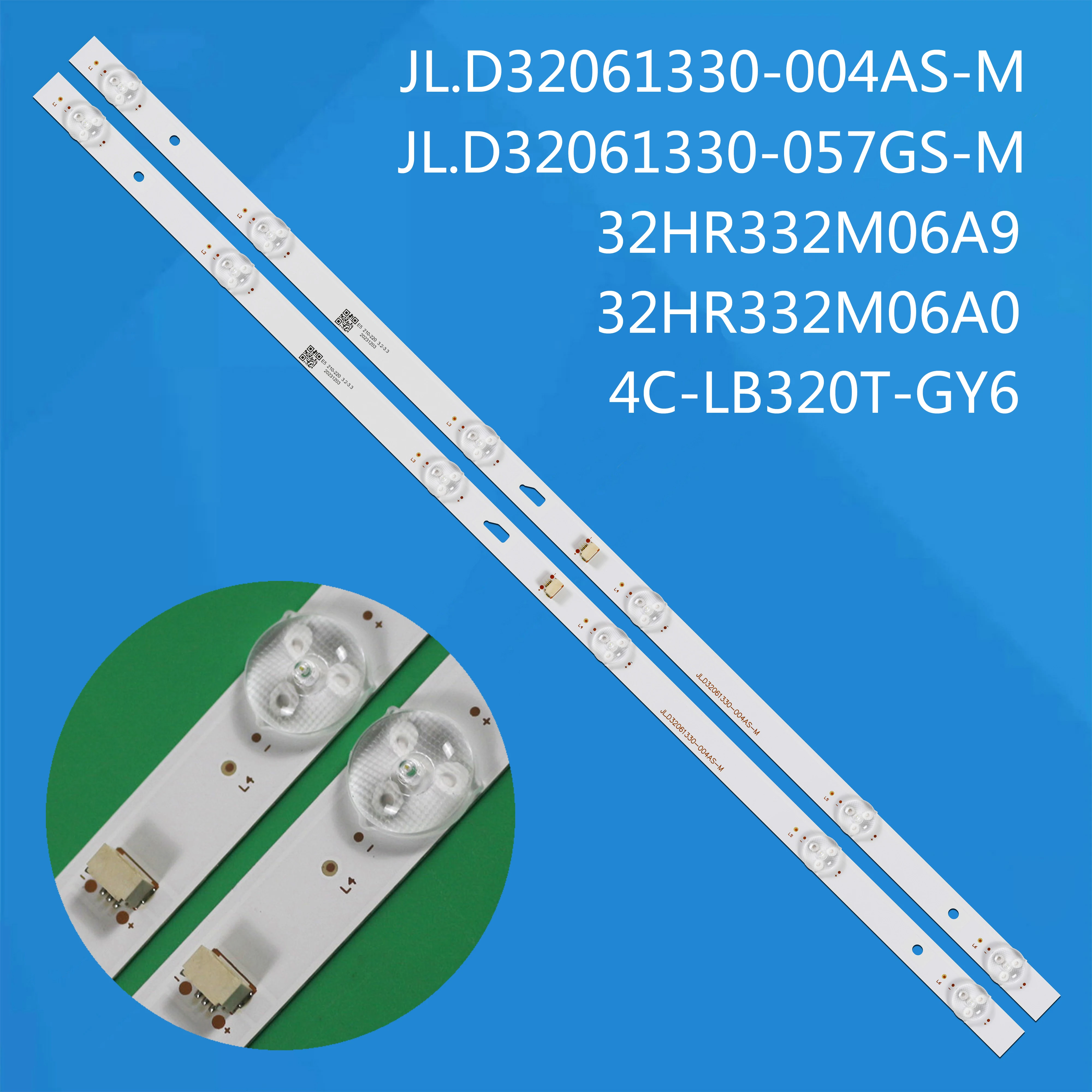 1/5/10kits LED bar(2) For 32HB3103 32LET41T2 LED32B750 L32S64TE5W LE32B750 TH-32D500C JL.D32061330-318AS-M JL.D32061330-004BS-M