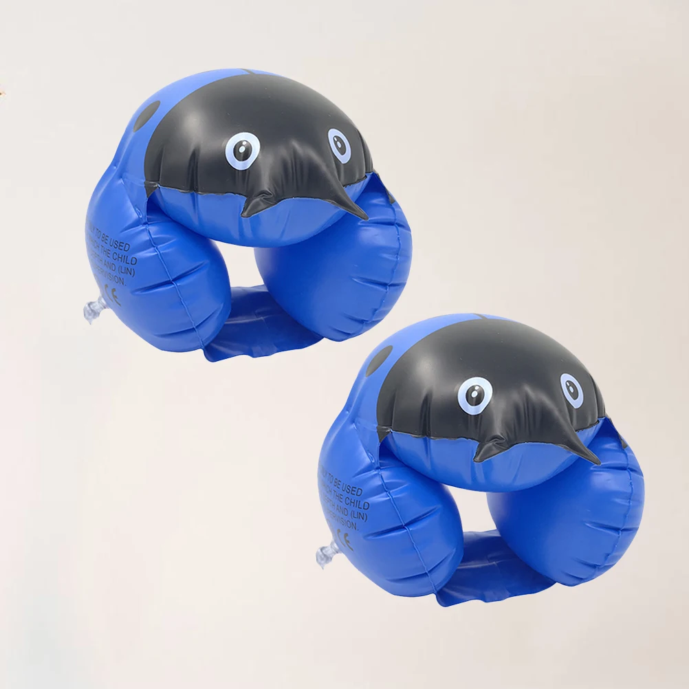 

2 Pcs Swimming Arm Rings Inflatable Ring Float Sleeves Water Armb s Ladybug Shape Double Eco Friendly Material
