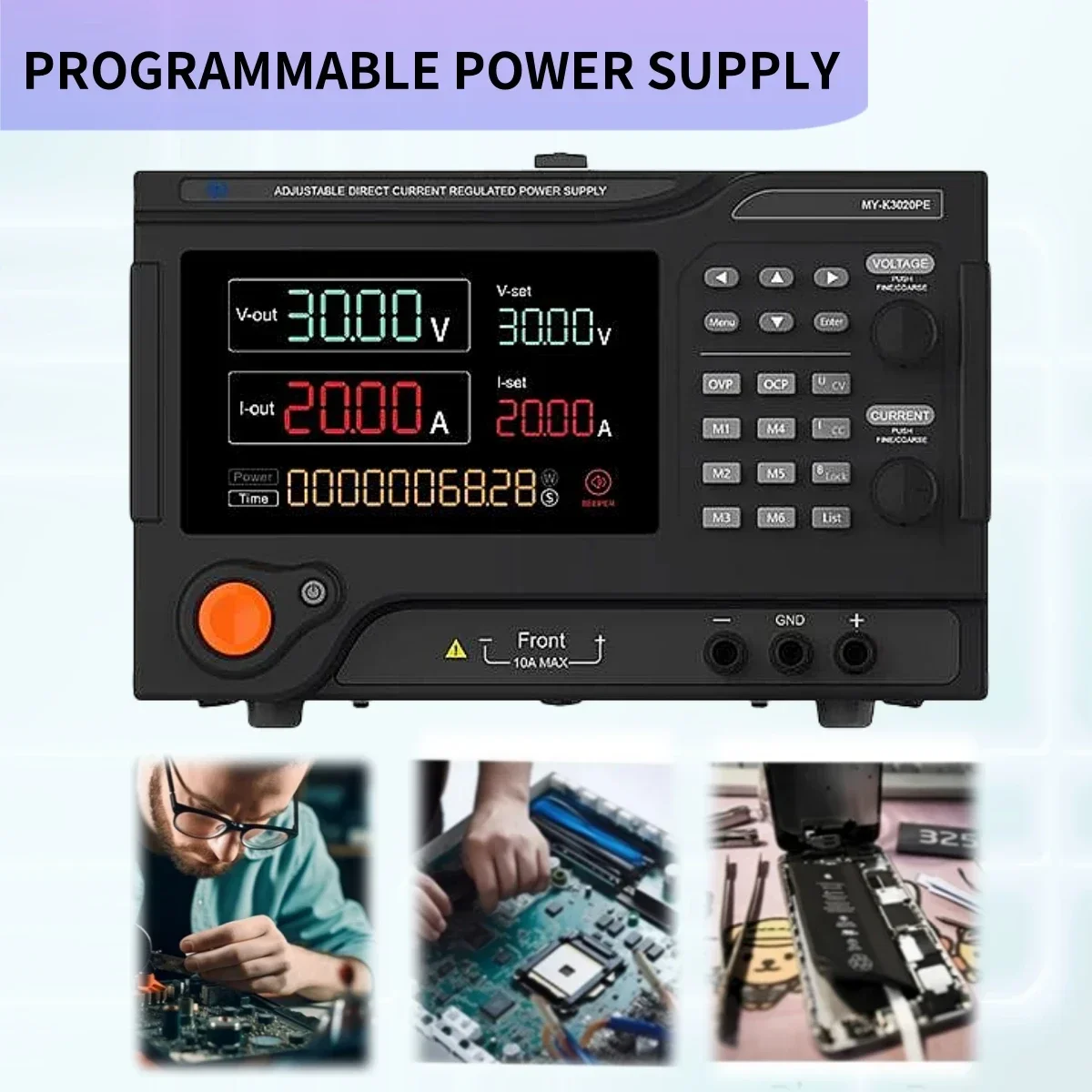 Alimentatore cc regolabile MYAMi 800V alimentatore cc da Bano variabile da laboratorio programmage