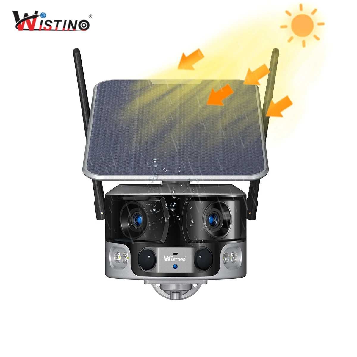 

Vestino Dual Lens Wireless CCTV 4g Outdoor 8MP Camara