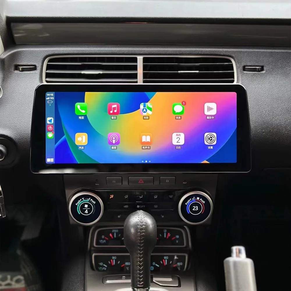 

Qualcomm 12,3 ''Android 13 Carplay для Chevrolet Camaro 2010-2015 GPS-навигация Автомобильный радиоприемник HD с сенсорным экраном Авто Стерео
