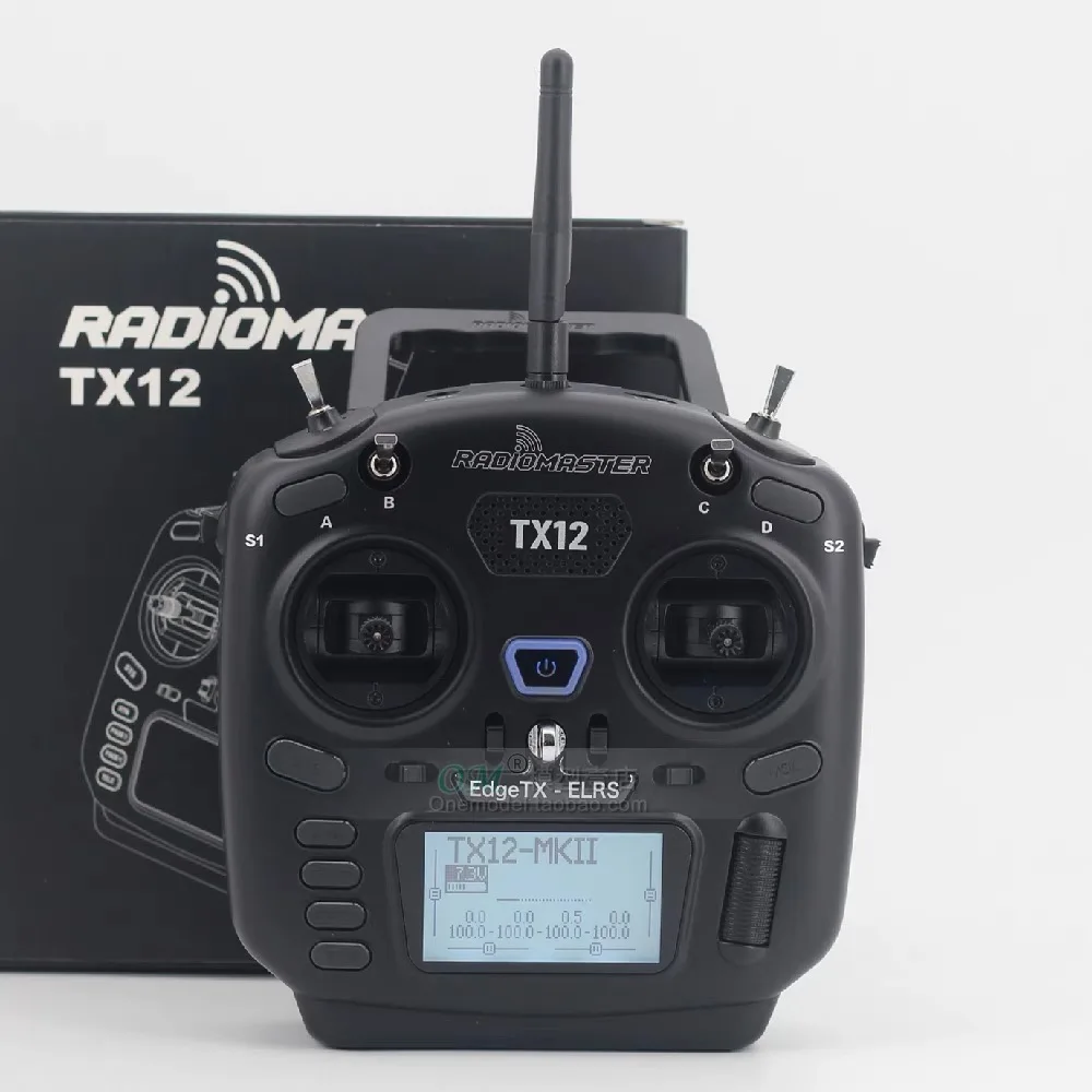 

For RadioMaster TX12 MKII 16 Channel Remote Control Transmitter Hall Gimbal Support OPENTX EDGETX CC2500 for FPV Drones