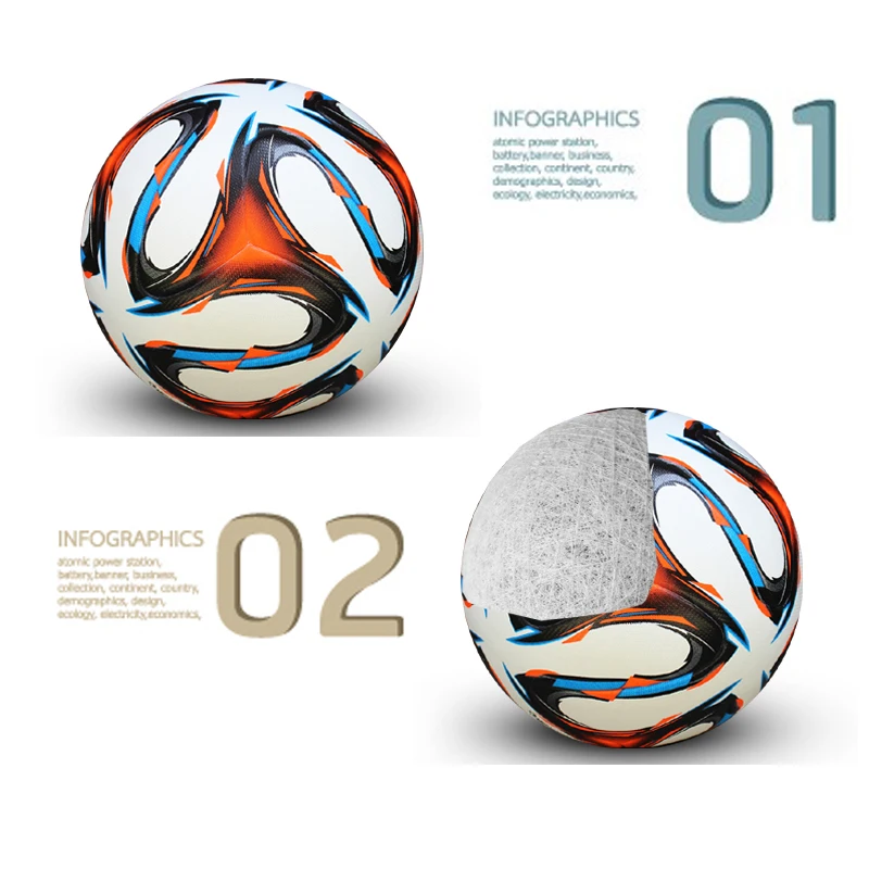 Match Soccer Ball Child Adult Size 5 Football Professional Training High Quality PU Seamless Team