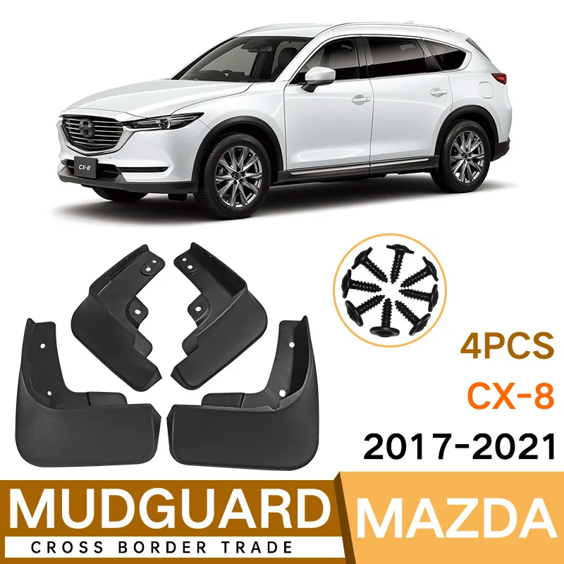 

Автомобильный брызговик для Mazda CX-8 2017-2021, декоративная панель, брызговик для шин, брызговик для ступицы колеса, украшение автомобильных колес, автозапчасти