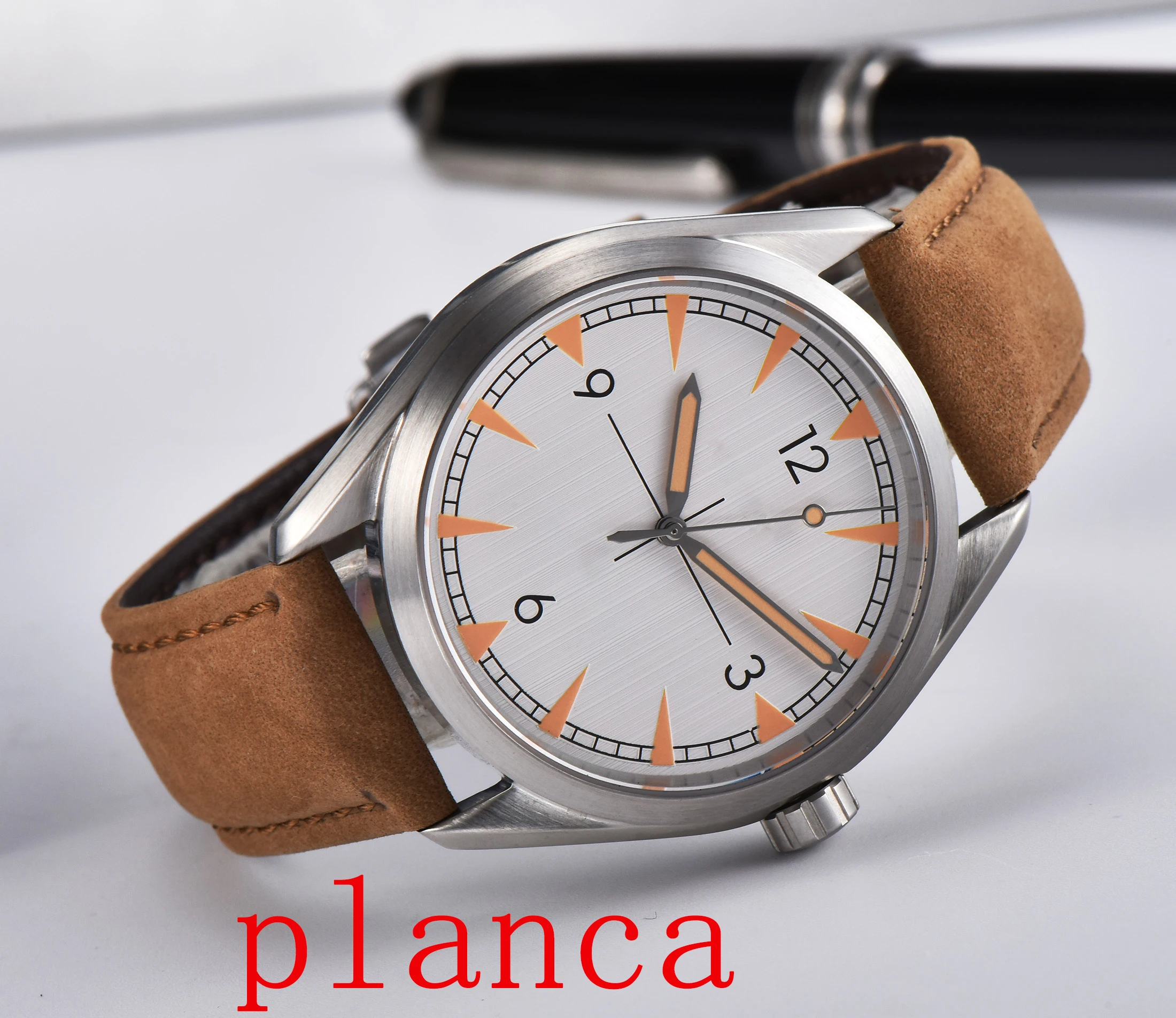 Автоматические механические часы с логотипом 41 мм NH35 Miyota Автоматические спортивные часы с сапфировым стеклом