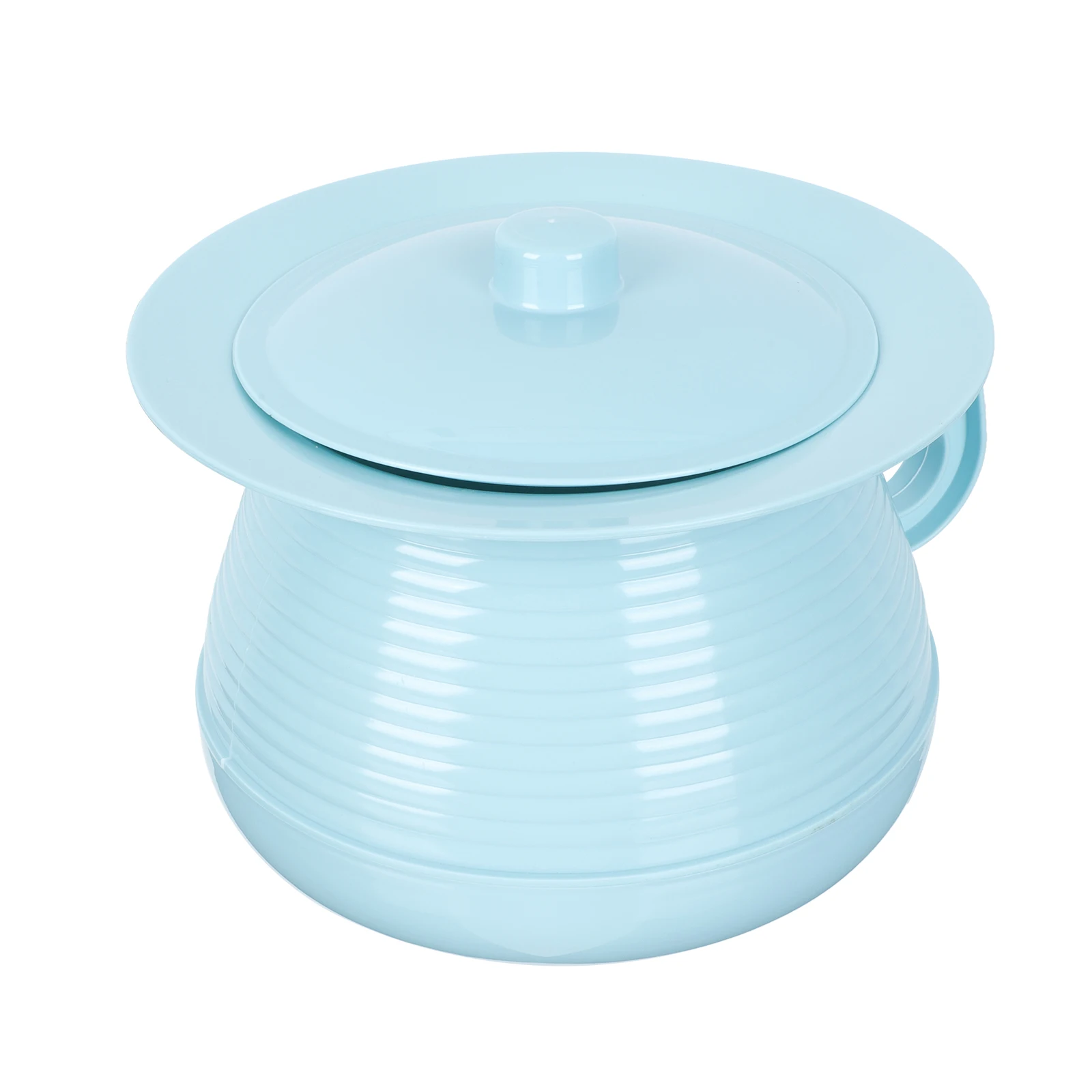 

1Pcs Thickened Spittoon Lid Durable Plastic Portable Household Urine Storage Pot Non Slip Base Adult Chamber Pot