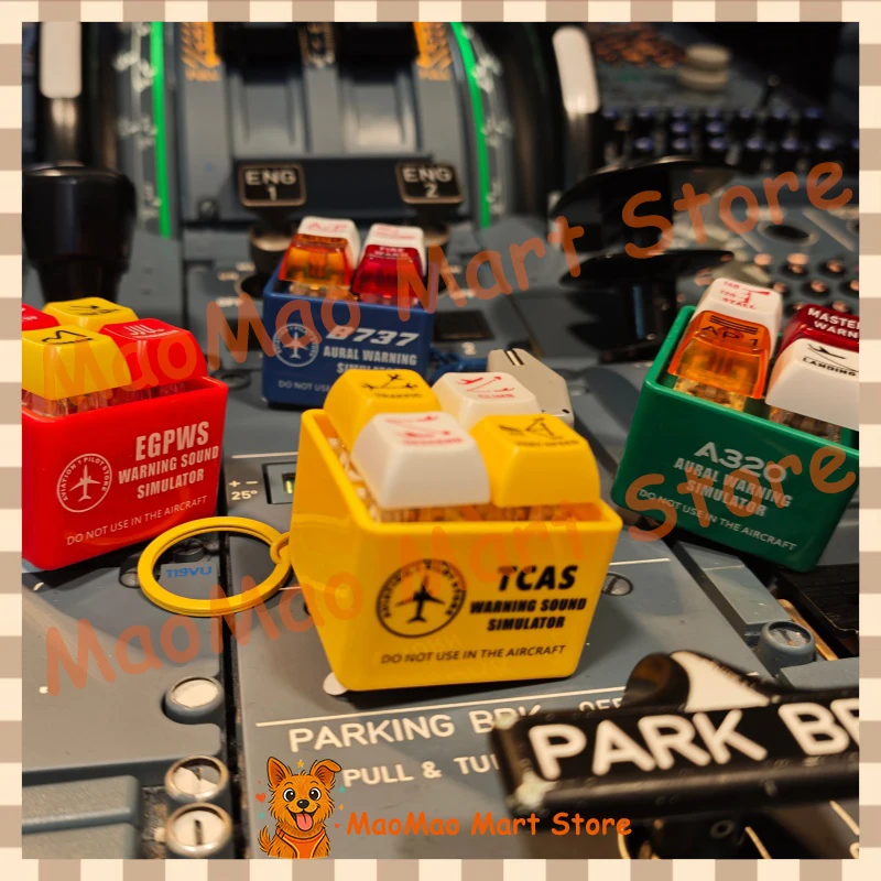 Cockpit d'avion Boeing Airbus TCAS A320, simulateur sonore d'avertissement, beau passionné de vol, décoration artisanale pour la maison, cadeau