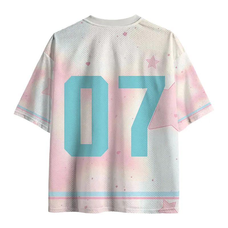 2026 Japanese Artistic Style Casual Jersey Men Women V-neck Retro Loose T-shirt Kids Breathable Quick Drying Short Sleeved Shirt