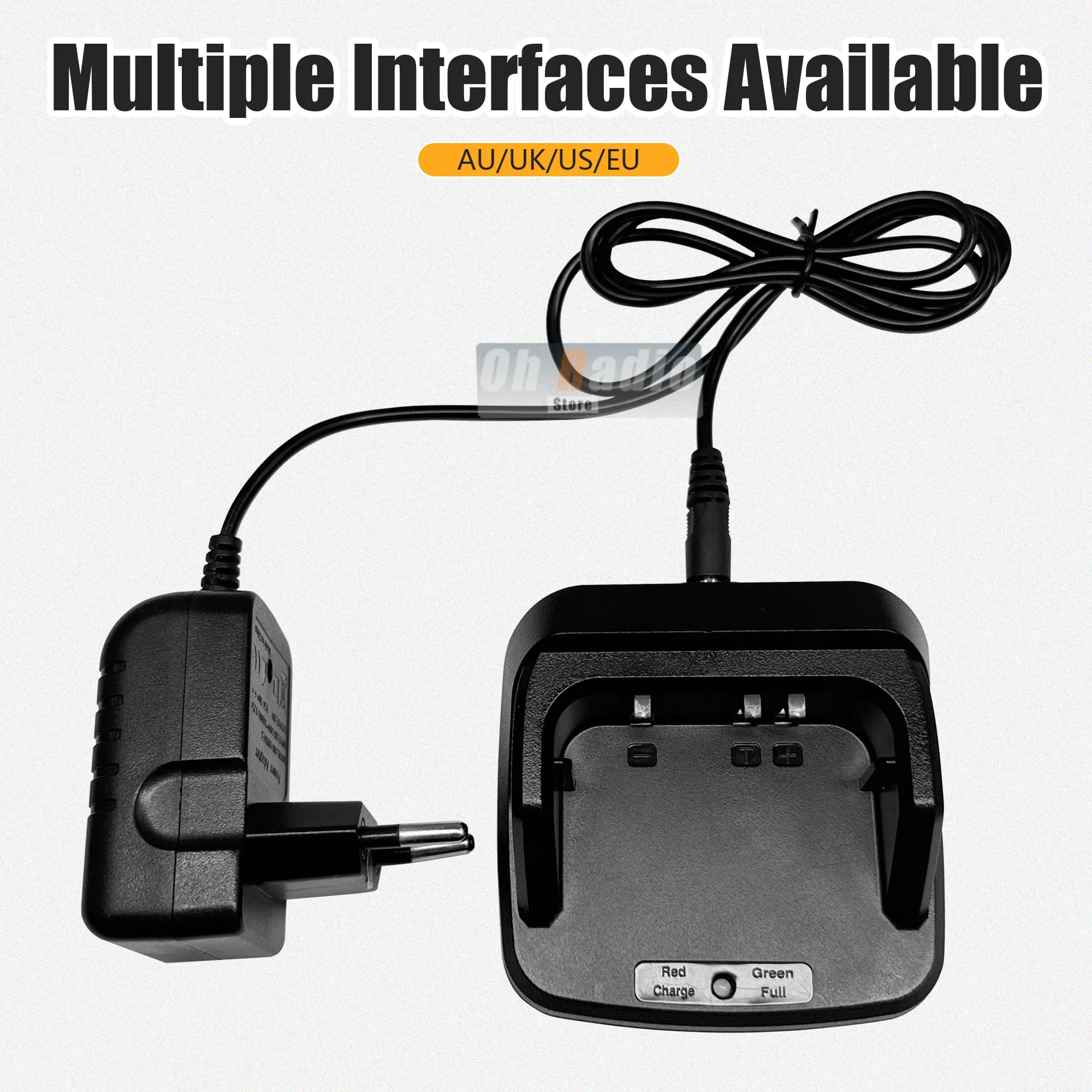 Baofeng BF-1909 Walkie Talkie Caricatore da tavolo Originale BF-1909D BF-1904 Radio Caricabatteria Base EU/US/UK/AU Spina Accessori