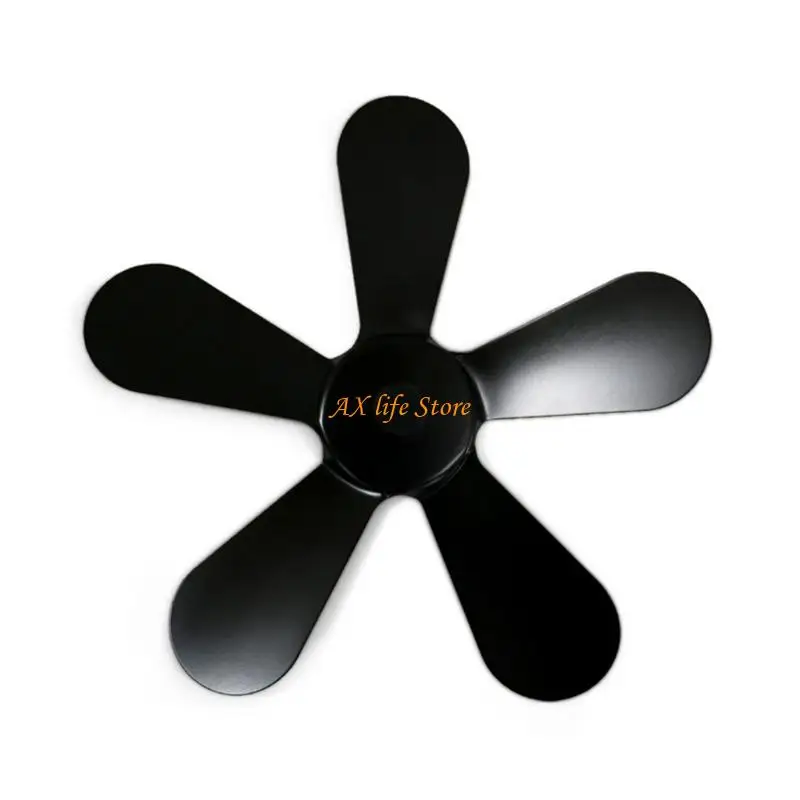 

J2HA Modern for Burner Winter Heat Powered Aluminum 5 Stove Fireplace Fan Part
