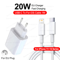 For Apple 20W For iPhone Charger USB Type C Fast Charger For iPhone 16 15 14 13 12 11 Pro Max Plus PD Charging Cable Accessories