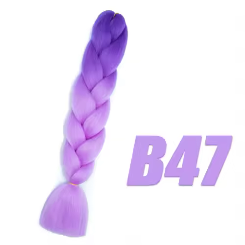 Synthetic Kanekalon Crochet Hair Braiding Hair Pre Stretched Curly Jumbo Braids Extensions Hair Accessories For Girls Braids - Image 83