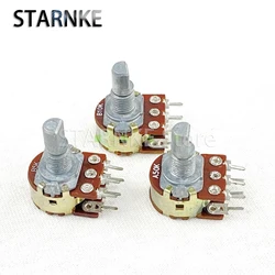 3PCS 16 Type 6-Pin Double B5K B10K A50K Amplifier Audio Speaker High And Low Gain Volume Potentiometer