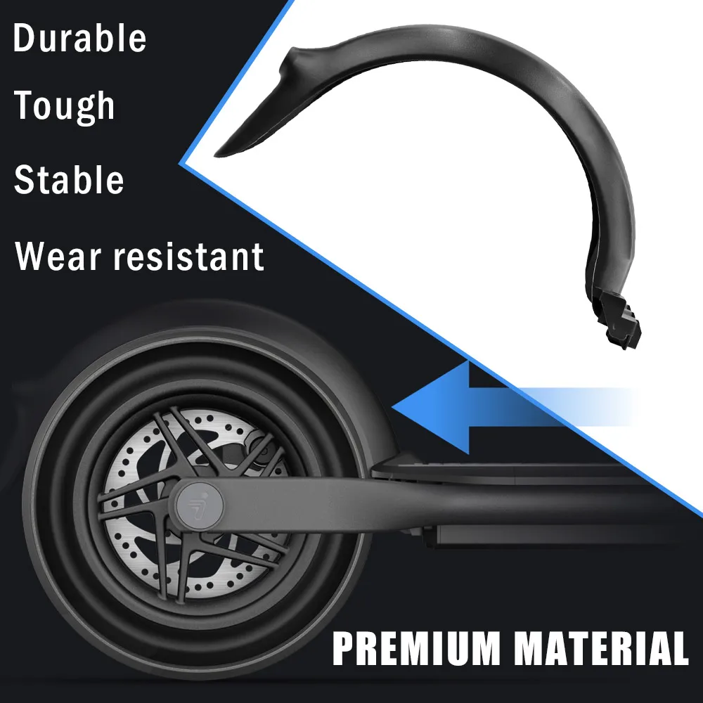 Electric Scooter Rear Fender for Ninebot F20 F30 F40 Series Kickscooter Parts Plastic Rear Mudguard Tyre Splash Guard Accessorie